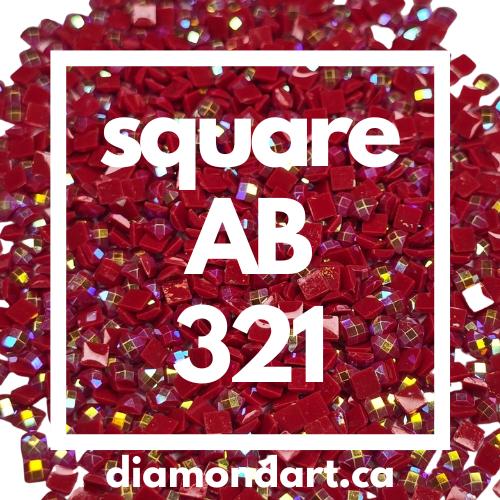 Square AB Diamonds (400 Diamonds)-400 diamonds (2.5 grams)-321-DiamondArt.ca
