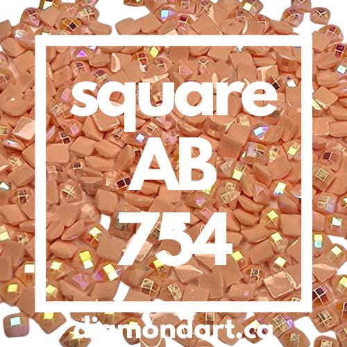 Square AB Diamonds (400 Diamonds)-400 diamonds (2.5 grams)-754-DiamondArt.ca