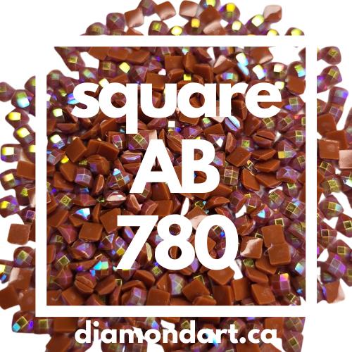 Square AB Diamonds (400 Diamonds)-400 diamonds (2.5 grams)-780-DiamondArt.ca