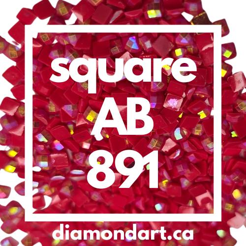 Square AB Diamonds (400 Diamonds)-400 diamonds (2.5 grams)-891-DiamondArt.ca