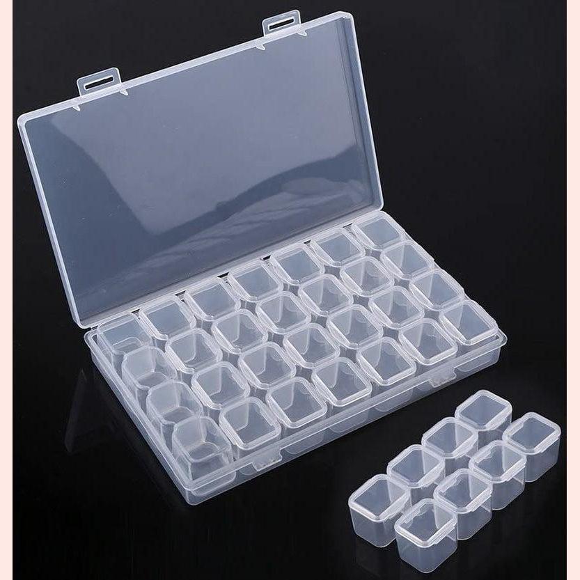 28 Cube Plastic Storage Container-28-DiamondArt.ca