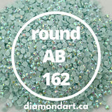 Round AB Diamonds DMC 100 - 5200-150 diamonds (1 gram)-162-DiamondArt.ca