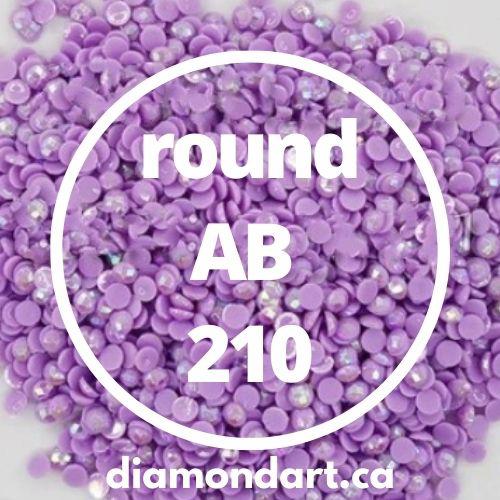 Round AB Diamonds DMC 100 - 5200-150 diamonds (1 gram)-210-DiamondArt.ca