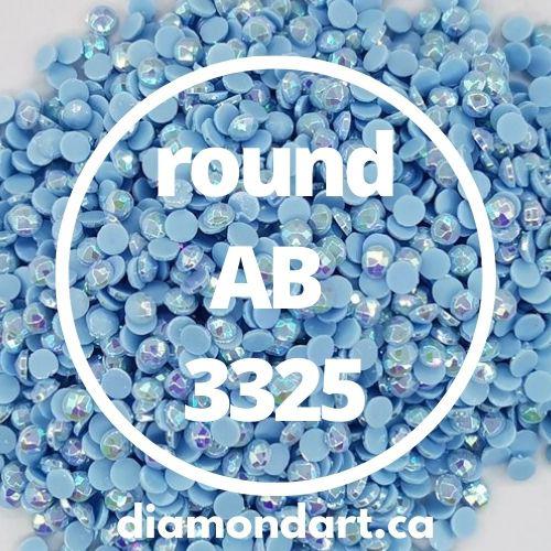 Round AB Diamonds DMC 100 - 5200-150 diamonds (1 gram)-3325-DiamondArt.ca