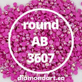 Round AB Diamonds DMC 100 - 5200-150 diamonds (1 gram)-3607-DiamondArt.ca