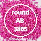 Round AB Diamonds DMC 100 - 5200-150 diamonds (1 gram)-3805-DiamondArt.ca