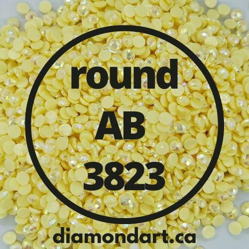 Round AB Diamonds DMC 100 - 5200-150 diamonds (1 gram)-3823-DiamondArt.ca