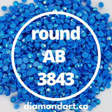 Round AB Diamonds DMC 100 - 5200-150 diamonds (1 gram)-3843-DiamondArt.ca