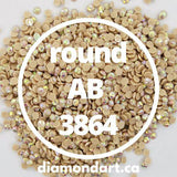 Round AB Diamonds DMC 100 - 5200-150 diamonds (1 gram)-3864-DiamondArt.ca