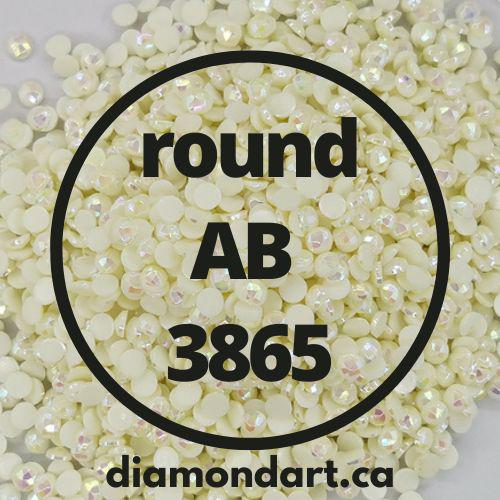 Round AB Diamonds DMC 100 - 5200-150 diamonds (1 gram)-3865-DiamondArt.ca