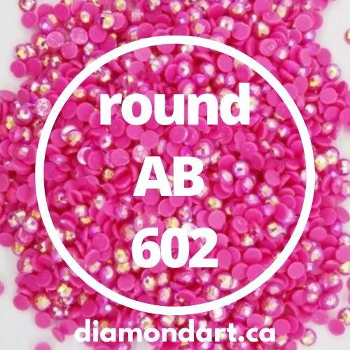 Round AB Diamonds DMC 100 - 5200-150 diamonds (1 gram)-602-DiamondArt.ca