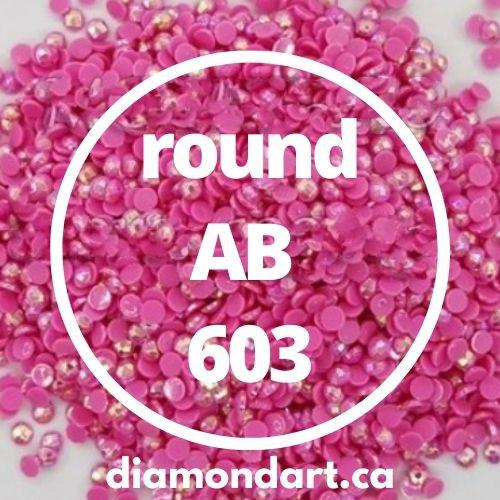Round AB Diamonds DMC 100 - 5200-150 diamonds (1 gram)-603-DiamondArt.ca