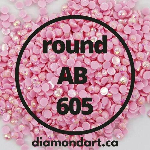 Round AB Diamonds DMC 100 - 5200-150 diamonds (1 gram)-605-DiamondArt.ca