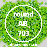 Round AB Diamonds DMC 100 - 5200-150 diamonds (1 gram)-703-DiamondArt.ca
