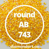 Round AB Diamonds DMC 100 - 5200-150 diamonds (1 gram)-743-DiamondArt.ca