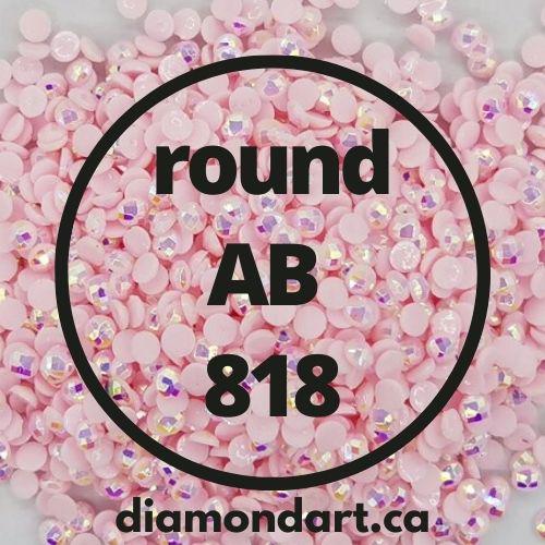 Round AB Diamonds DMC 100 - 5200-150 diamonds (1 gram)-818-DiamondArt.ca