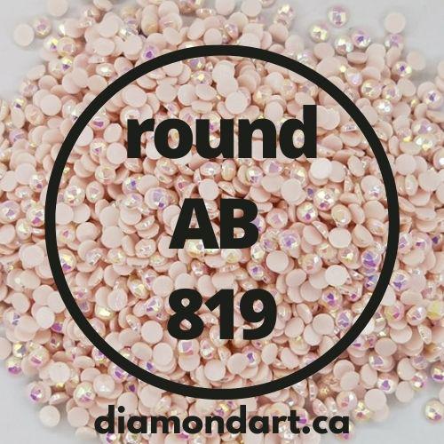 Round AB Diamonds DMC 100 - 5200-150 diamonds (1 gram)-819-DiamondArt.ca
