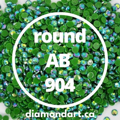 Round AB Diamonds DMC 100 - 5200-150 diamonds (1 gram)-904-DiamondArt.ca