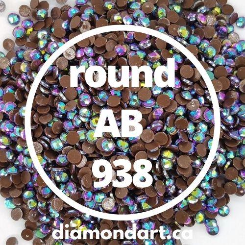Round AB Diamonds DMC 100 - 5200-150 diamonds (1 gram)-938-DiamondArt.ca