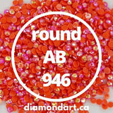 Round AB Diamonds DMC 100 - 5200-150 diamonds (1 gram)-946-DiamondArt.ca
