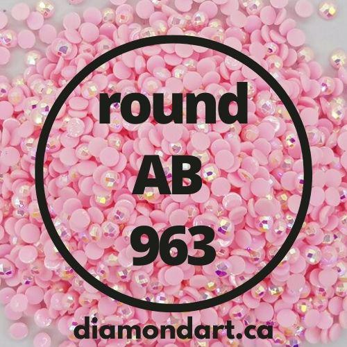 Round AB Diamonds DMC 100 - 5200-150 diamonds (1 gram)-963-DiamondArt.ca