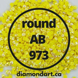 Round AB Diamonds DMC 100 - 5200-150 diamonds (1 gram)-973-DiamondArt.ca
