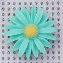 Flower Magnetic Cover Minder-Aqua-DiamondArt.ca