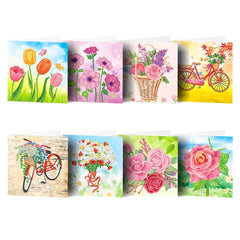 Assorted Greeting Card Set Three (8 Pack)-Round-DiamondArt.ca