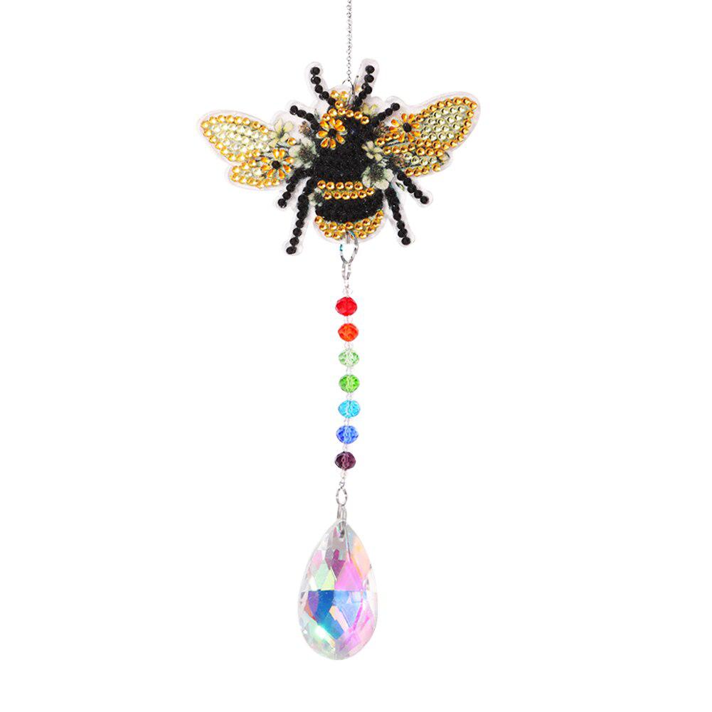 Attrape-soleil abeille - Diamond Painting Art Kits shipped from Canada.