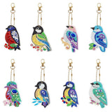 Birds Key Chain Kit (8 Pieces)