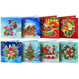 3D Christmas Card Set 6 (8 Pack)