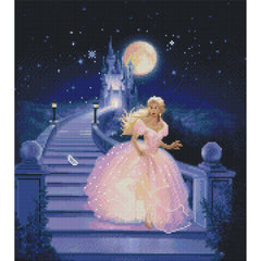Cinderella by Kirk Reinert-40x45cm-Round-DiamondArt.ca