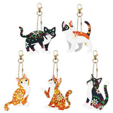 Crystal Cats Key Chain Kit-Special-DiamondArt.ca