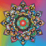 Crystal Canvas Bright Mandala-35x35cm-Square-DiamondArt.ca