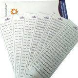 DMC Number Stickers-1 Set-DiamondArt.ca