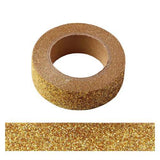 Gold Glitter Washi Tape (1 Roll)-1 Roll-DiamondArt.ca