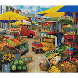 Farmers Market by Bigelow Illustrations-65x75cm-Round-DiamondArt.ca