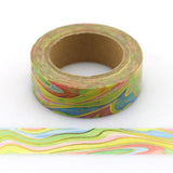 Golden Swirl Foil Washi Tape (1 Roll)-1 Roll-DiamondArt.ca