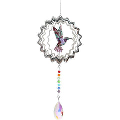 Hummingbird Spinner Suncatcher-Hummingbird Spinner-DiamondArt.ca