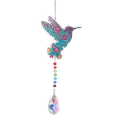 Hummingbird Suncatcher-Hummingbird-DiamondArt.ca