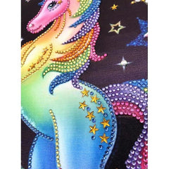 Neon Unicorn-25x35cm-Special-DiamondArt.ca