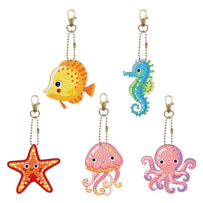 Ocean Animals Key Chain Kit-Special-DiamondArt.ca