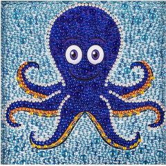 Octopus Kid's Kit-17x17cm-Special-DiamondArt.ca