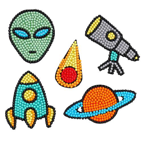 Outer Space Sticker Kit-Round-DiamondArt.ca