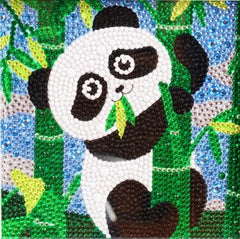 Panda Bear Kid's Kit-17x17cm-Special-DiamondArt.ca