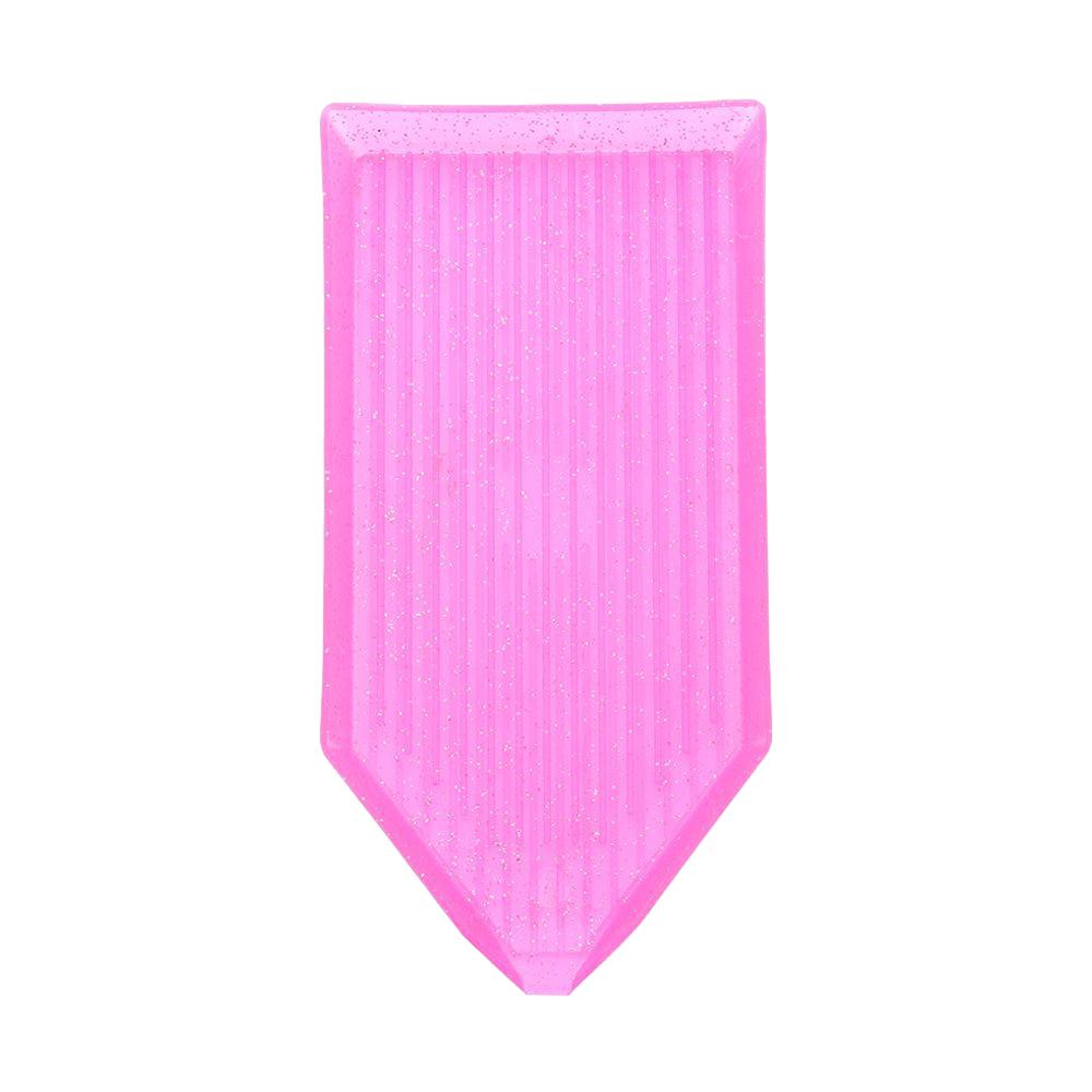 Glitter Drill Tray-One Pink Tray-DiamondArt.ca