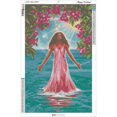 Purify by Anne Wertheim-40x65cm-Round-DiamondArt.ca