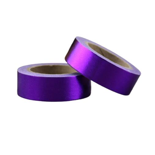 Purple Foil Washi Tape (1 Roll)-1 Roll-DiamondArt.ca