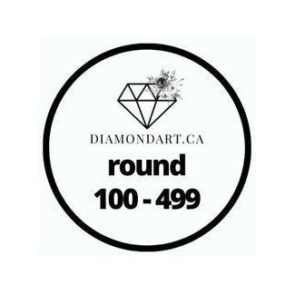 Round Diamonds DMC 100 - 499-500 diamonds (3 grams)-150-DiamondArt.ca