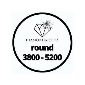Round Diamonds DMC 3800 - 5200-500 diamonds (3 grams)-3801-DiamondArt.ca